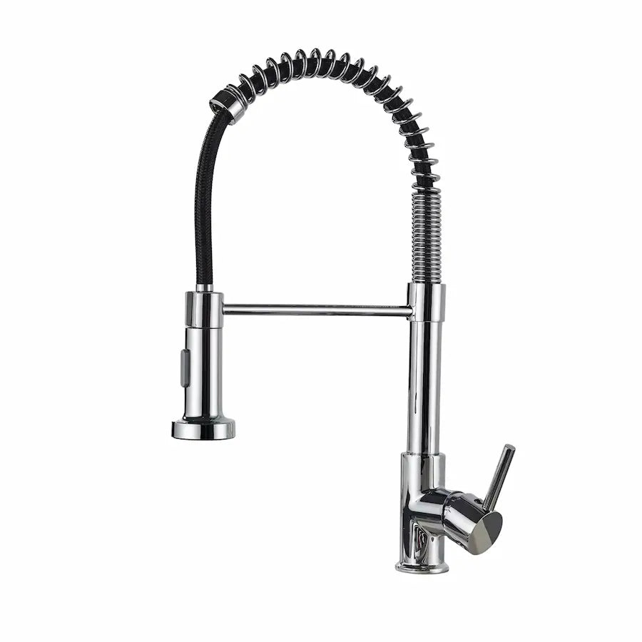 Robinet de Cuisine en Laiton avec Douchette couleur chrome