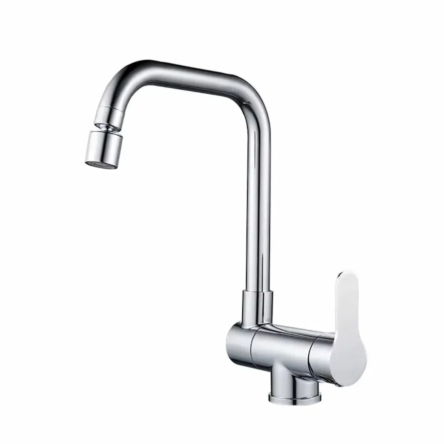 Robinet de Cuisine en Inox avec Bec Escamotable couleur chrome
