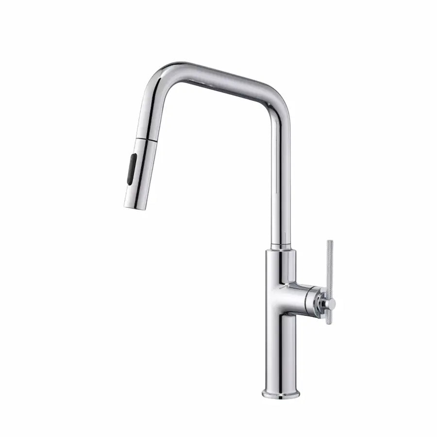 Robinet de Cuisine avec Douchette au Design Contemporain couleur chrome